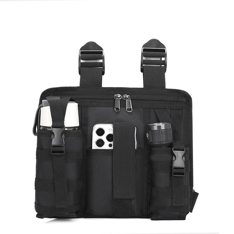 Tech Accessories Organizer - チェストバッグ ユニセックス タクティカルベスト 調節可能 軽量ポケット アウトドア