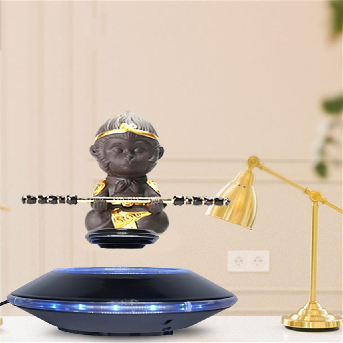 Tech Accessories Stand - T1088C-磁気浮上ディスプレイスタンド テクノロジー愛好家への理想的なギフト 眼鏡や手持ちアイテムに最適 EUプラグ ホット