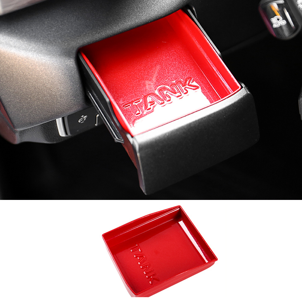 Tech Accessories Store - 2021-2025年式 タンク300 運転席側 ドロワーボックス、灰皿オーガナイザー収納ボックス、ABSブラック テックカーアクセサリー 簡単取り付け