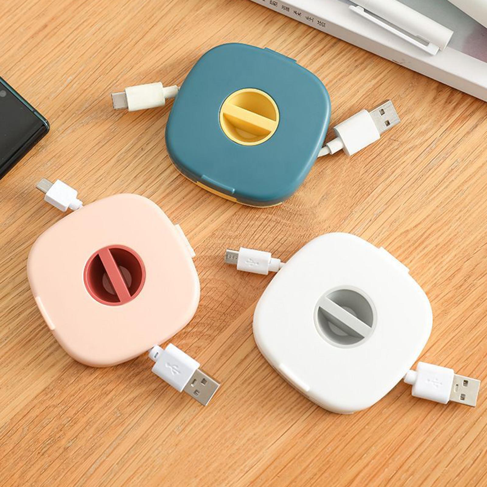 Tech Accessories For Iphone - ケーブルオーガナイザーケース充電器コードワインダー iPhone用 サムスン用 イヤホン用 トラベル収納バッグ テックアクセサリー