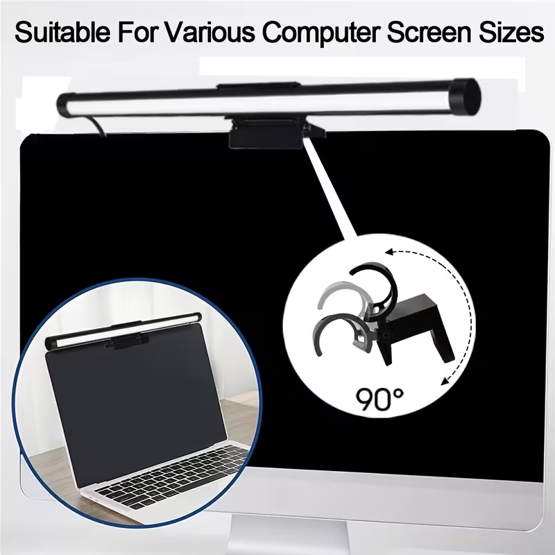 Monitor Light Bar - LEDモニターライトバー コンピューターランプ 読書灯 スクリーン吊り下げデスクライト 無段階調光 モニター用ライト