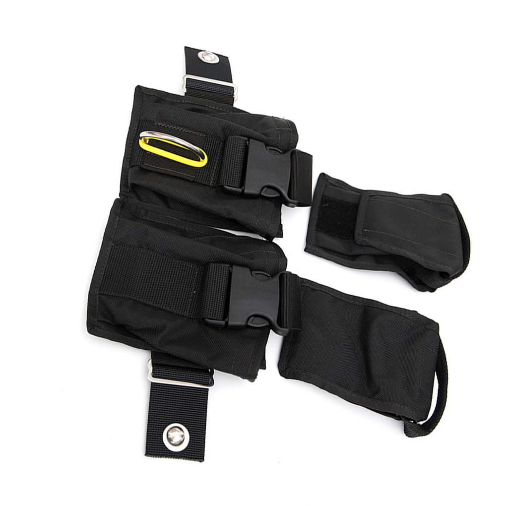 Tech Accessories Organizer Pouch - スキューバダイビングの重量バッグ,リード充填ポーチ,調整可能,プロの水中アクセサリー,バックルホルダー,テクノロジー,8ポンド