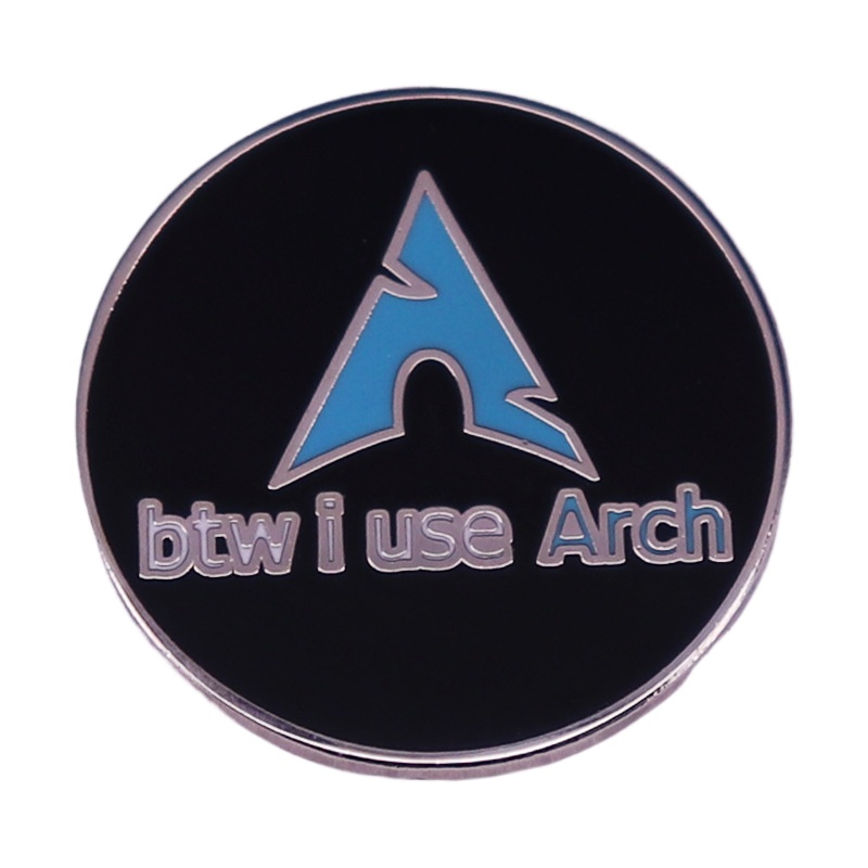 1個入り「BTW I Use Arch」エナメルピン - A - Tech Accessories Store のレビューと価格
