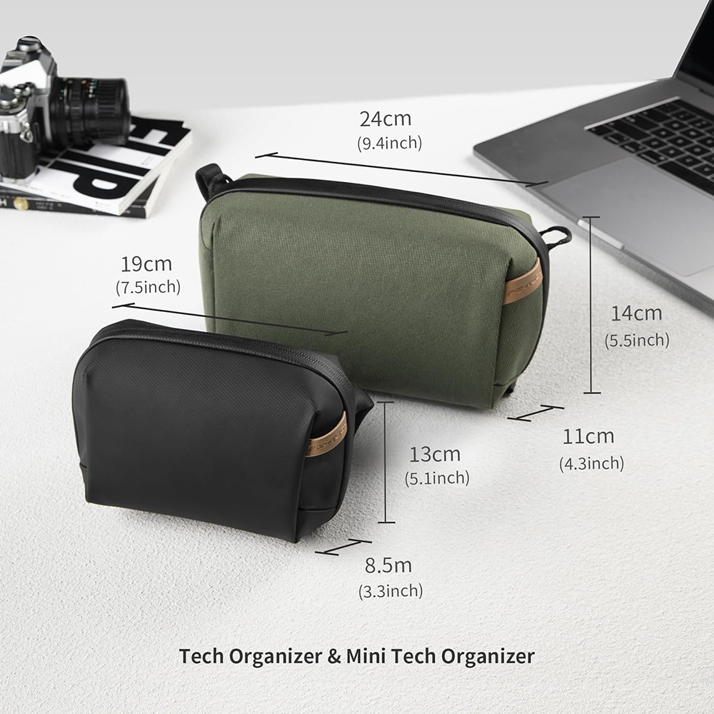 Pgytech-ケーブル、電話バッテリー、電子機器オーガナイ - Tech Accessories Organizer Pouch のレビューと価格