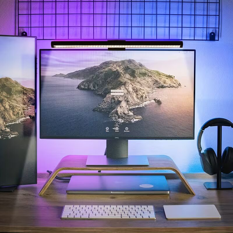 USBコンピュータースクリーンLEDライト調光可能読書ゲーム - Monitor Light Bar のレビューと価格
