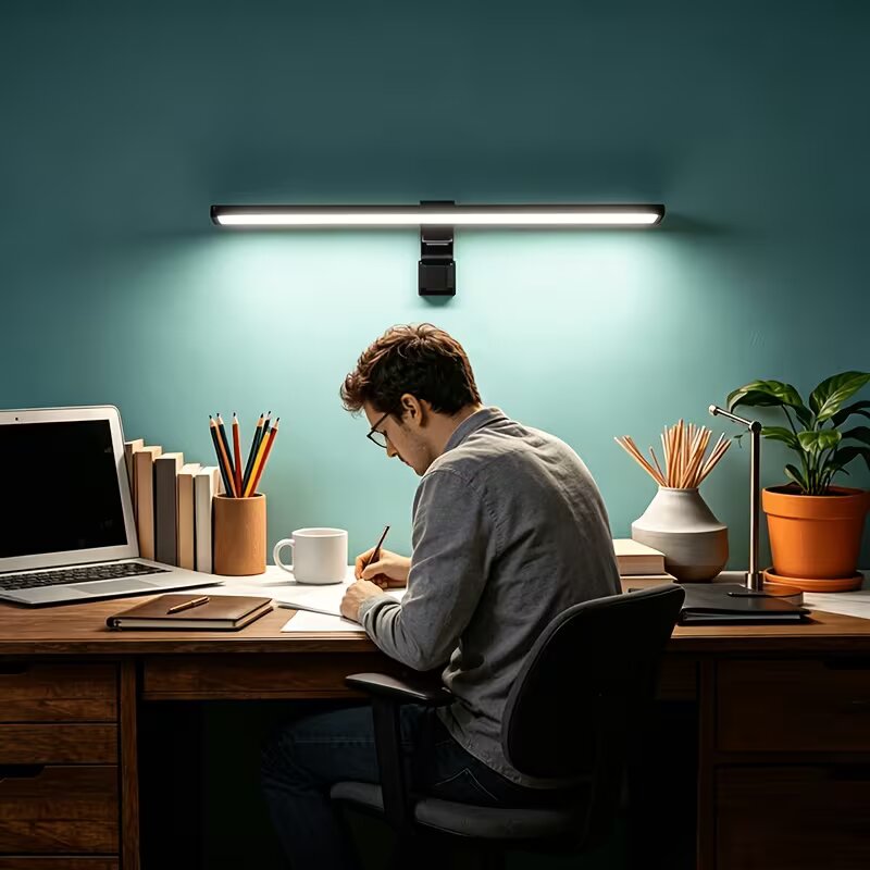 USBコンピュータースクリーンLEDライト調光可能読書ゲーム - Monitor Light Bar のレビューと価格