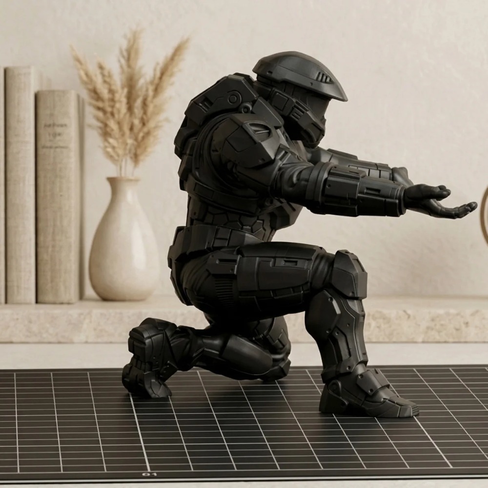 3Dプリント製ペンホルダー、クールなテクノロジー兵士ペンスタ - Tech Accessories Stand のレビューと価格