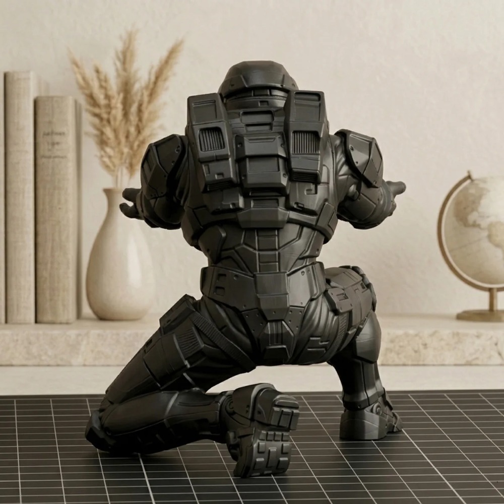 3Dプリント製ペンホルダー、クールなテクノロジー兵士ペンスタ - Tech Accessories Stand のレビューと価格