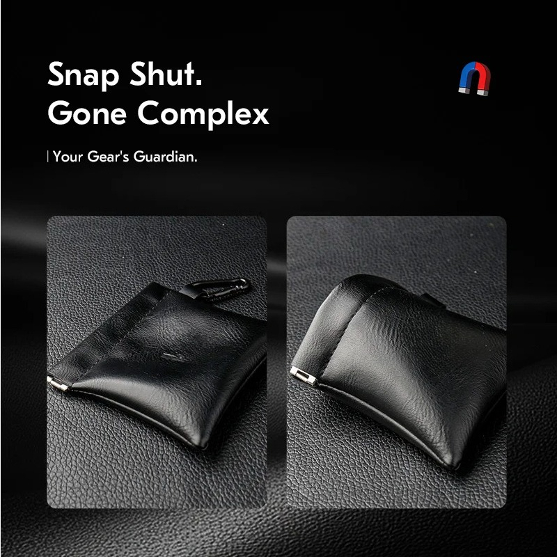 プラスケースイヤホンボックス自動閉鎖式正方形ポータブル圧縮破 - Tech Accessories Organizer Pouch のレビューと価格