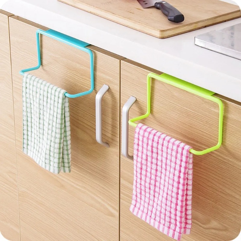 1PC プラスチック吊り下げホルダータオルラック多機能食器棚 - Tech Accessories Organizer のレビューと価格