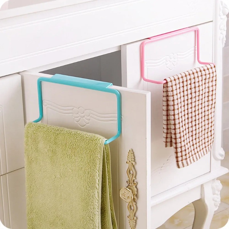 1PC プラスチック吊り下げホルダータオルラック多機能食器棚 - Tech Accessories Organizer のレビューと価格