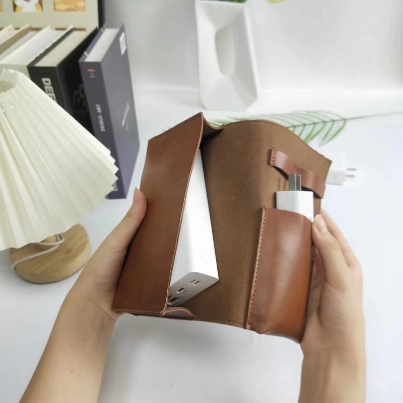1PC PU レザーマルチコンパートメントオーガナイザーポー - Tech Accessories Organizer Pouch のレビューと価格