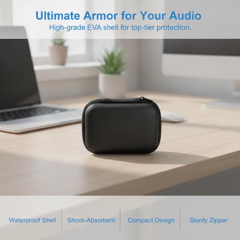 耐衝撃EVAテックアクセサリーオーガナイザーバッグ、ポータブ - Tech Accessories Organizer Pouch のレビューと価格