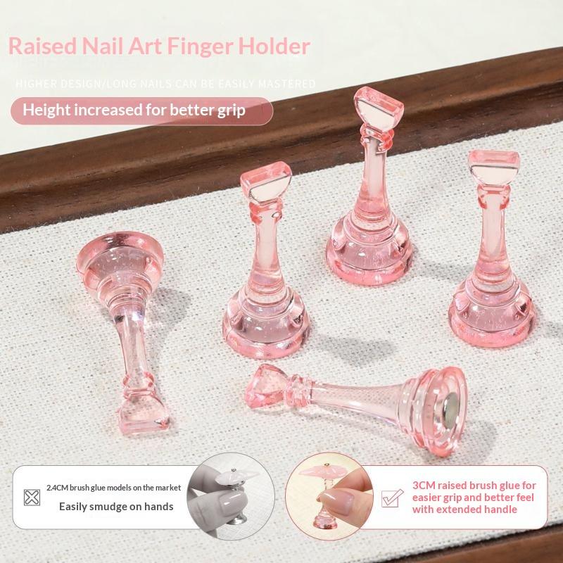 6個/セット ネイルホルダー オーロラネイルスタンド ネイル - Tech Accessories Stand のレビューと価格