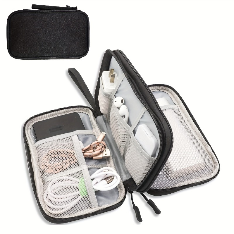 トラベルオーガナイザーバッグ、多ポケット収納ポーチ、トイレタ - Tech Accessories Organizer のレビューと価格