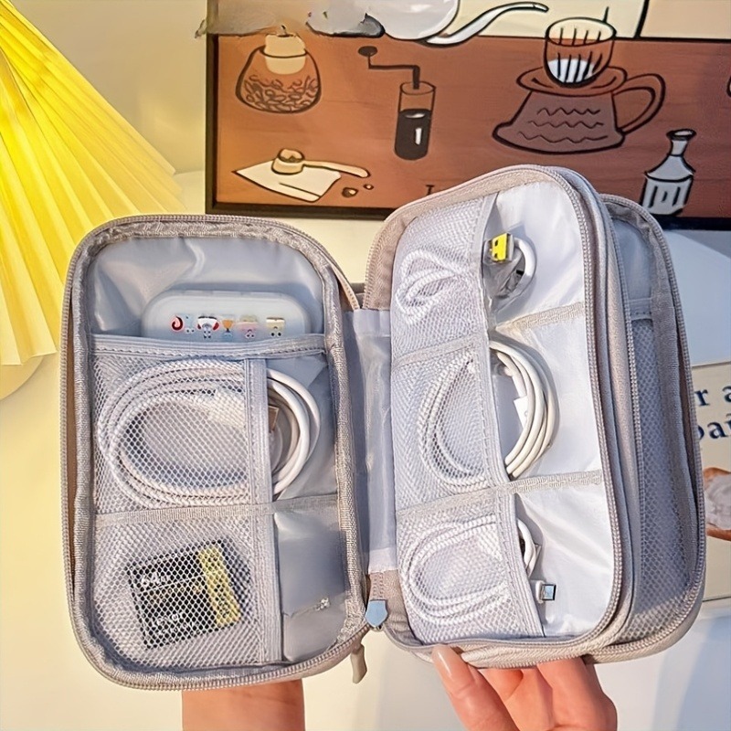 トラベルオーガナイザーバッグ、多ポケット収納ポーチ、トイレタ - Tech Accessories Organizer のレビューと価格