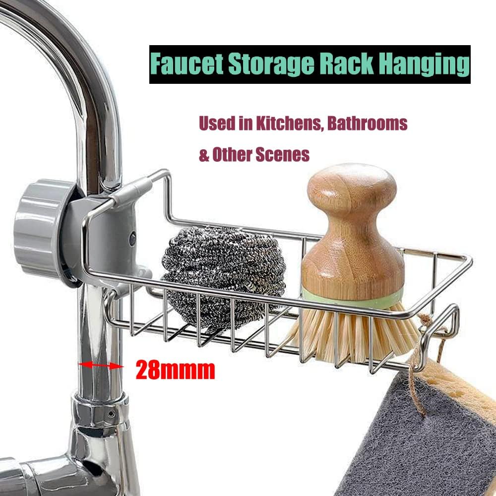 フレキシブルな蛇口ホルダー キッチンシンク排水ラック スポン - Tech Accessories Organizer のレビューと価格