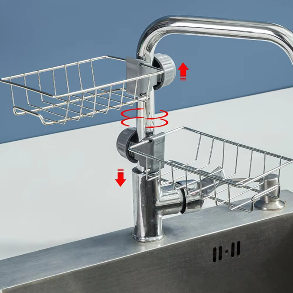 フレキシブルな蛇口ホルダー キッチンシンク排水ラック スポン - Tech Accessories Organizer のレビューと価格