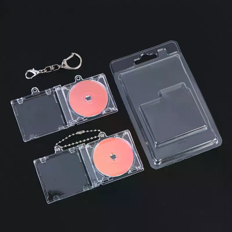 CDディスクケースキーホルダー - DIYバックパックペンダ - Tech Accessories Case のレビューと価格