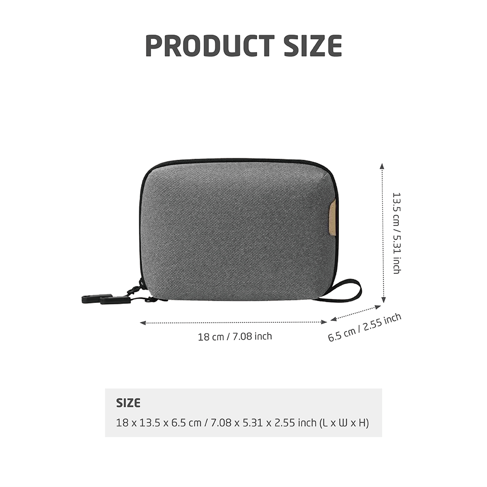大容量テックオーガナイザーバッグ 旅行用電子機器アクセサリー - Tech Accessories Organizer Pouch のレビューと価格