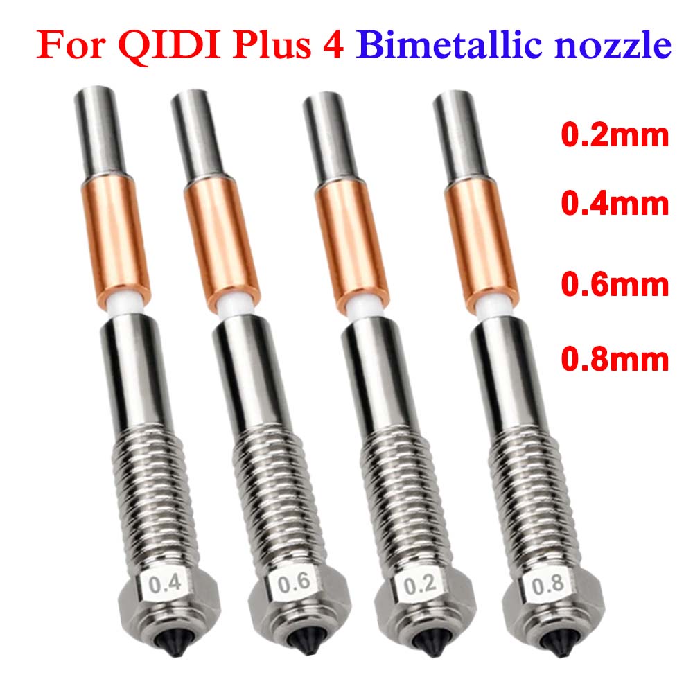 QIDI Plus 4 バイメタルノズル 0.2mm 0.4 - Tech Accessories Store のレビューと価格
