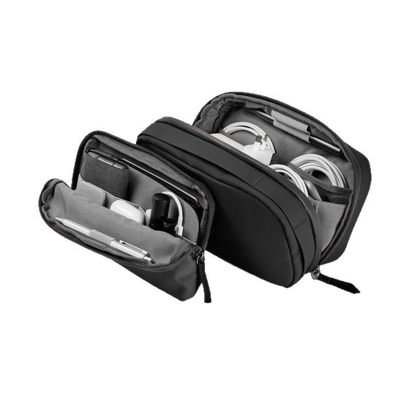 デジタル機器オーガナイザーポーチ、取り外し可能な二層式ケーブ - Tech Accessories Case のレビューと価格