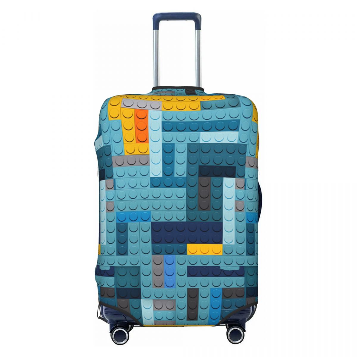 ブルーテックピクセルビルディングブロックテクスチャスーツケー - Tech Accessories Case のレビューと価格